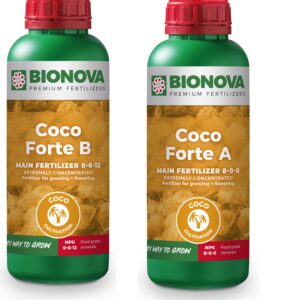 דשן מינרלי למצעי קוקוס Bio Nova Coco Forte A+B - 1 ליטר + 1 ליטר