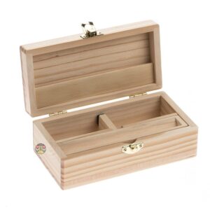 קופסת עץ WOODEN ROLLING BOX SMALL