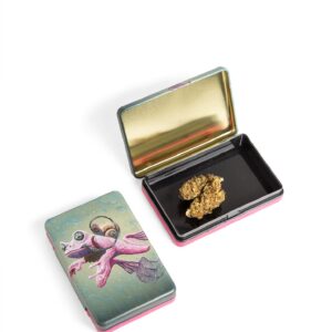 קופסת מתכת STASH BOX - CANNABIS FROG