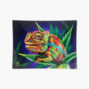 מגש גלגול זכוכית קטן V-Syndicate Small - CLOUD 9 CHAMELEON